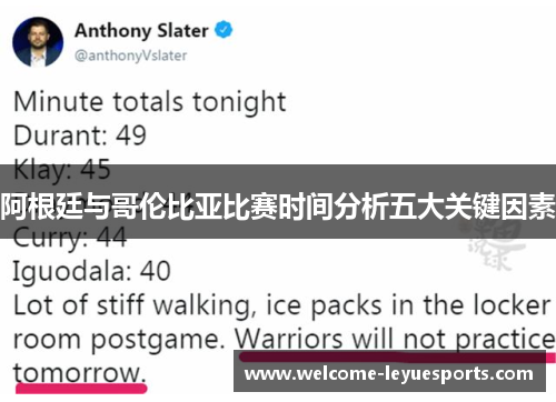 阿根廷与哥伦比亚比赛时间分析五大关键因素